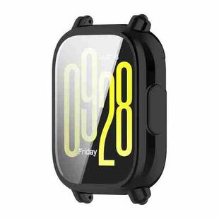 For Redmi Watch 5 Lite ENKAY Hat-Prince Electroplated Soft TPU Watch Cover with Screen Film(Black)