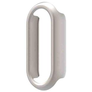 For Xiaomi Mi Band 8 / 9 Ceramic / 10 Ceramic Half Coverage Hollow PC Watch Protective Cover(Starlight)
