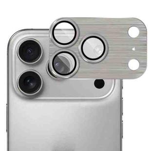 For iPhone 17 Pro Max ENKAY Anti-reflection Camera Lens Brushed Aluminium Alloy Tempered Glass Film(Titanium Golden)
