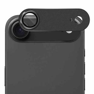 For iPhone 17 Air ENKAY Anti-reflection Camera Lens Frosted Armor Aluminium Alloy Tempered Glass Film(Black)