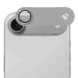 For iPhone 17 Air ENKAY Anti-reflection Camera Lens Frosted Armor Aluminium Alloy Tempered Glass Film(Grey)