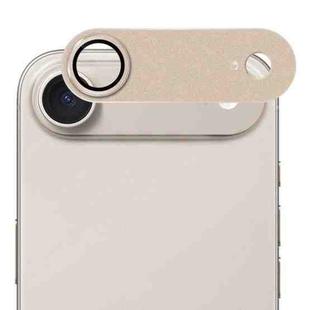 For iPhone 17 Air ENKAY Anti-reflection Camera Lens Frosted Armor Aluminium Alloy Tempered Glass Film(Light Golden)