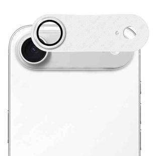 For iPhone 17 Air ENKAY CD Texture Aluminium Alloy Tempered Glass Lens Cover Film(Silver)