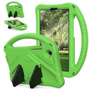 For Lenovo Tab One 8.7 2025 EVA Shockproof Tablet Case with Holder & Shoulder Strap(Green)