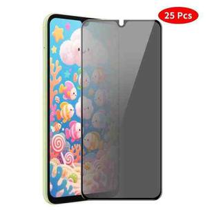 For Samsung Galaxy A16 5G JUNSUNMAY 25pcs Silk Print Full Coverage Privacy Tempered Glass Film