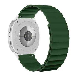 For Samsung Galaxy Watch8 / Watch8 Classic Magnetic Silicone Watch Band(Green)