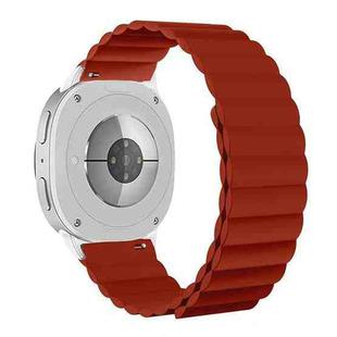 For Samsung Galaxy Watch8 / Watch8 Classic Magnetic Silicone Watch Band(Red)