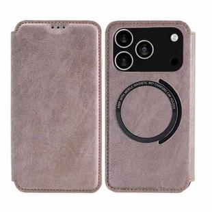 For iPhone 17 Pro Max Kalebol Flip Card Slot MagSafe Leather Phone Case(Pink)