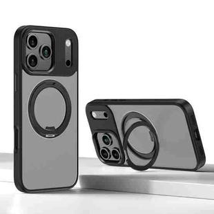 For iPhone 17 Pro Max Kalebol Rotating Magnetic Holder MagSafe Phone Case(Black)