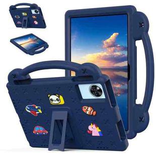 For Doogee Tab E3 10.95 2025 Handle Kickstand Children EVA Shockproof Tablet Case(Navy Blue)