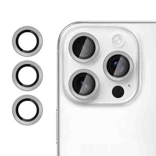 For iPhone 16 Pro Max Kalebol No Flicker Ultra-Thin Individual Camera Lens Tempered Glass Film(Graphite Gray)