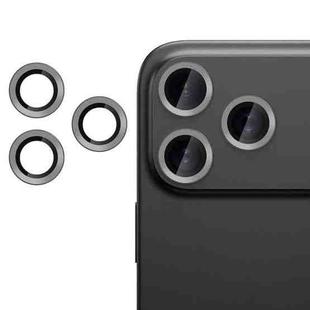 For iPhone 17 Pro Kalebol No Flicker Ultra-Thin Individual Camera Lens Tempered Glass Film(Titanium Gray)