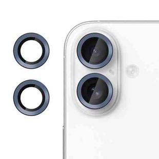 For iPhone 17 Kalebol No Flicker Ultra-Thin Individual Camera Lens Tempered Glass Film(Titanium Blue)