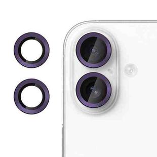 For iPhone 17 Kalebol No Flicker Ultra-Thin Individual Camera Lens Tempered Glass Film(Dark Purple)