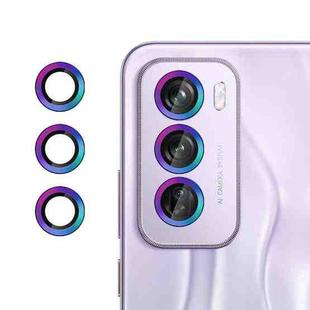 For OPPO Reno12 Global Kalebol No Flicker Ultra-Thin Individual Camera Lens Tempered Glass Film(Dazzling Colors)