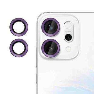 For OPPO Reno14 Global Kalebol No Flicker Ultra-Thin Individual Camera Lens Tempered Glass Film(Purple)