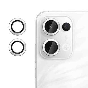 For OPPO Reno13 Global Kalebol No Flicker Ultra-Thin Individual Camera Lens Tempered Glass Film(Silver)