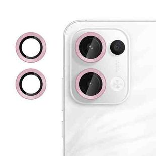 For OPPO Reno13 Global Kalebol No Flicker Ultra-Thin Individual Camera Lens Tempered Glass Film(Pink)