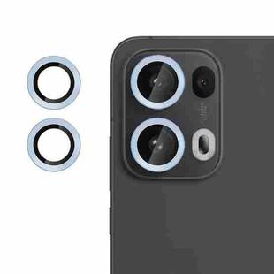 For OPPO Reno13 Pro Global Kalebol No Flicker Ultra-Thin Individual Camera Lens Tempered Glass Film(Distant Peak Blue)