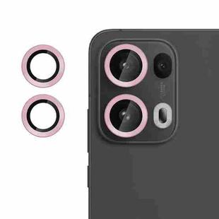 For OPPO Reno13 Pro Global Kalebol No Flicker Ultra-Thin Individual Camera Lens Tempered Glass Film(Pink)
