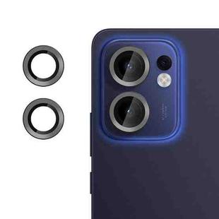 For OPPO Reno13 F Kalebol No Flicker Ultra-Thin Individual Camera Lens Tempered Glass Film(Black)