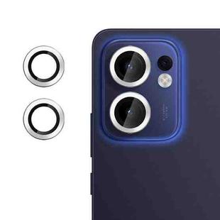 For OPPO Reno13 F Kalebol No Flicker Ultra-Thin Individual Camera Lens Tempered Glass Film(Silver)