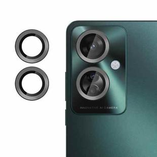 For OPPO Reno11 F Kalebol No Flicker Ultra-Thin Individual Camera Lens Tempered Glass Film(Black)
