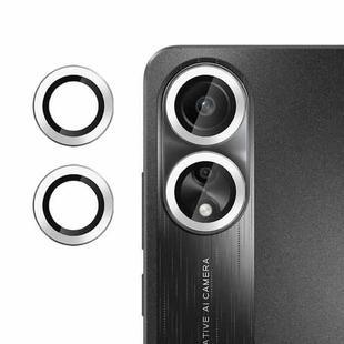 For OPPO A78 5G Kalebol No Flicker Ultra-Thin Individual Camera Lens Tempered Glass Film(Silver)