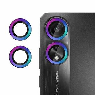 For OPPO A78 5G Kalebol No Flicker Ultra-Thin Individual Camera Lens Tempered Glass Film(Dazzling Colors)