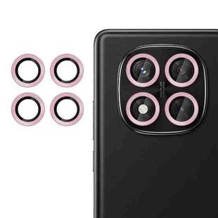 For Redmi Note 14 Pro 4G Kalebol No Flicker Ultra-Thin Individual Camera Lens Tempered Glass Film(Pink)