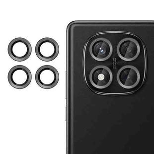 For Redmi Note 14 Pro 5G Kalebol No Flicker Ultra-Thin Individual Camera Lens Tempered Glass Film(Black)