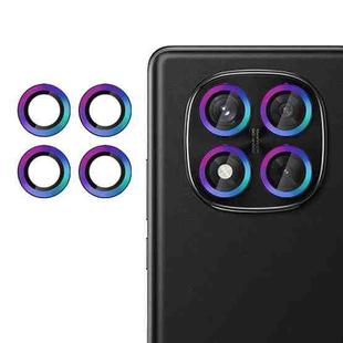 For Redmi Note 14 Pro 5G Kalebol No Flicker Ultra-Thin Individual Camera Lens Tempered Glass Film(Dazzling Colors)