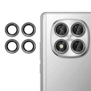 For Xiaomi Poco X7 Kalebol No Flicker Ultra-Thin Individual Camera Lens Tempered Glass Film(Black)