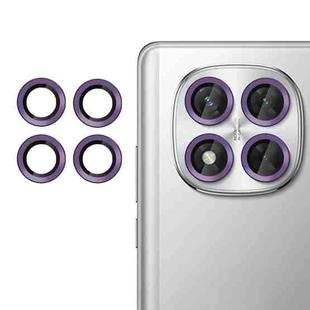 For Xiaomi Poco X7 Kalebol No Flicker Ultra-Thin Individual Camera Lens Tempered Glass Film(Purple)