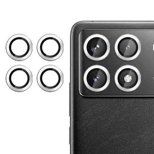 For Redmi K70 / K70 Pro / K70E Kalebol No Flicker Ultra-Thin Individual Camera Lens Tempered Glass Film(Silver)