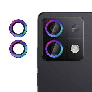 For Redmi Note 13 5G Kalebol No Flicker Ultra-Thin Individual Camera Lens Tempered Glass Film(Dazzling Colors)
