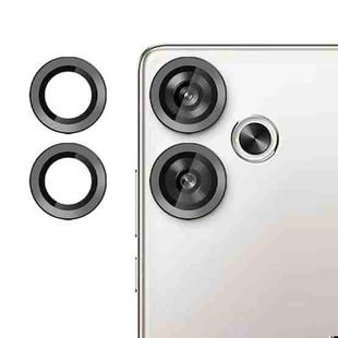 For Xiaomi Poco F6 Kalebol No Flicker Ultra-Thin Individual Camera Lens Tempered Glass Film(Black)