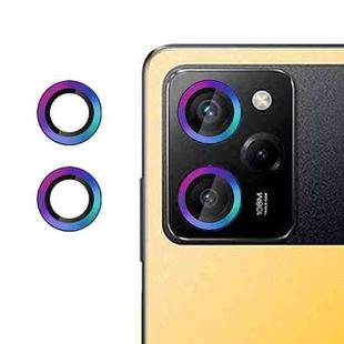 For Xiaomi Poco X5 Pro Kalebol No Flicker Ultra-Thin Individual Camera Lens Tempered Glass Film(Dazzling Colors)
