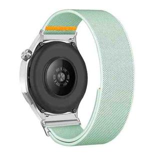 22mm Adjustable Single Loop Elastic Nylon Watch Band(Mint Green)
