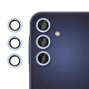 For Samsung Galaxy A25 5G Kalebol No Flicker Ultra-Thin Individual Camera Lens Tempered Glass Film(Distant Peak Blue)