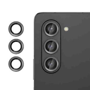 For Samsung Galaxy Z Fold5  Kalebol No Flicker Ultra-Thin Individual Camera Lens Tempered Glass Film(Black)