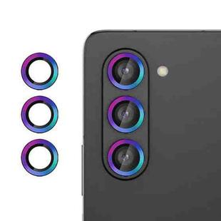 For Samsung Galaxy Z Fold5  Kalebol No Flicker Ultra-Thin Individual Camera Lens Tempered Glass Film(Colorful)