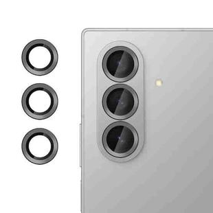 For Samsung Galaxy Z Fold7 Kalebol No Flicker Ultra-Thin Individual Camera Lens Tempered Glass Film(Black)