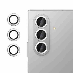 For Samsung Galaxy Z Fold7 Kalebol No Flicker Ultra-Thin Individual Camera Lens Tempered Glass Film(Silver)