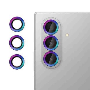 For Samsung Galaxy Z Fold7 Kalebol No Flicker Ultra-Thin Individual Camera Lens Tempered Glass Film(Colorful)