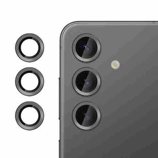 For Samsung Galaxy S24 FE 5G Kalebol No Flicker Ultra-Thin Individual Camera Lens Tempered Glass Film(Black)