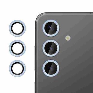 For Samsung Galaxy S24 FE 5G Kalebol No Flicker Ultra-Thin Individual Camera Lens Tempered Glass Film(Distant Peak Blue)