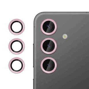 For Samsung Galaxy S24 FE 5G Kalebol No Flicker Ultra-Thin Individual Camera Lens Tempered Glass Film(Pink)