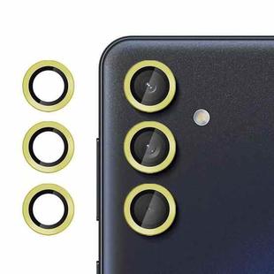 For Samsung Galaxy M54 Kalebol No Flicker Ultra-Thin Individual Camera Lens Tempered Glass Film(Gold)