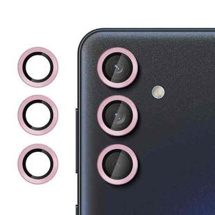 For Samsung Galaxy M54 Kalebol No Flicker Ultra-Thin Individual Camera Lens Tempered Glass Film(Pink)
